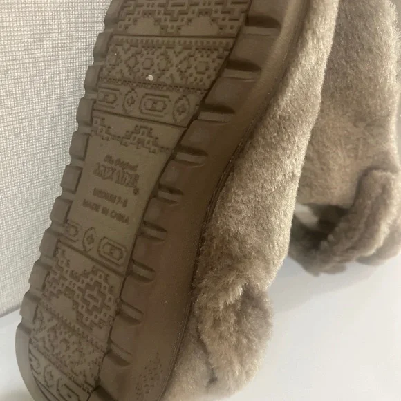 MUK LUKS Lisa Cozy Slippers with Backstrap Mink Size M 7-8 - Picture 6 of 8